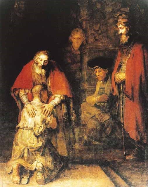 Le fils Prodigue, Rembrandt
