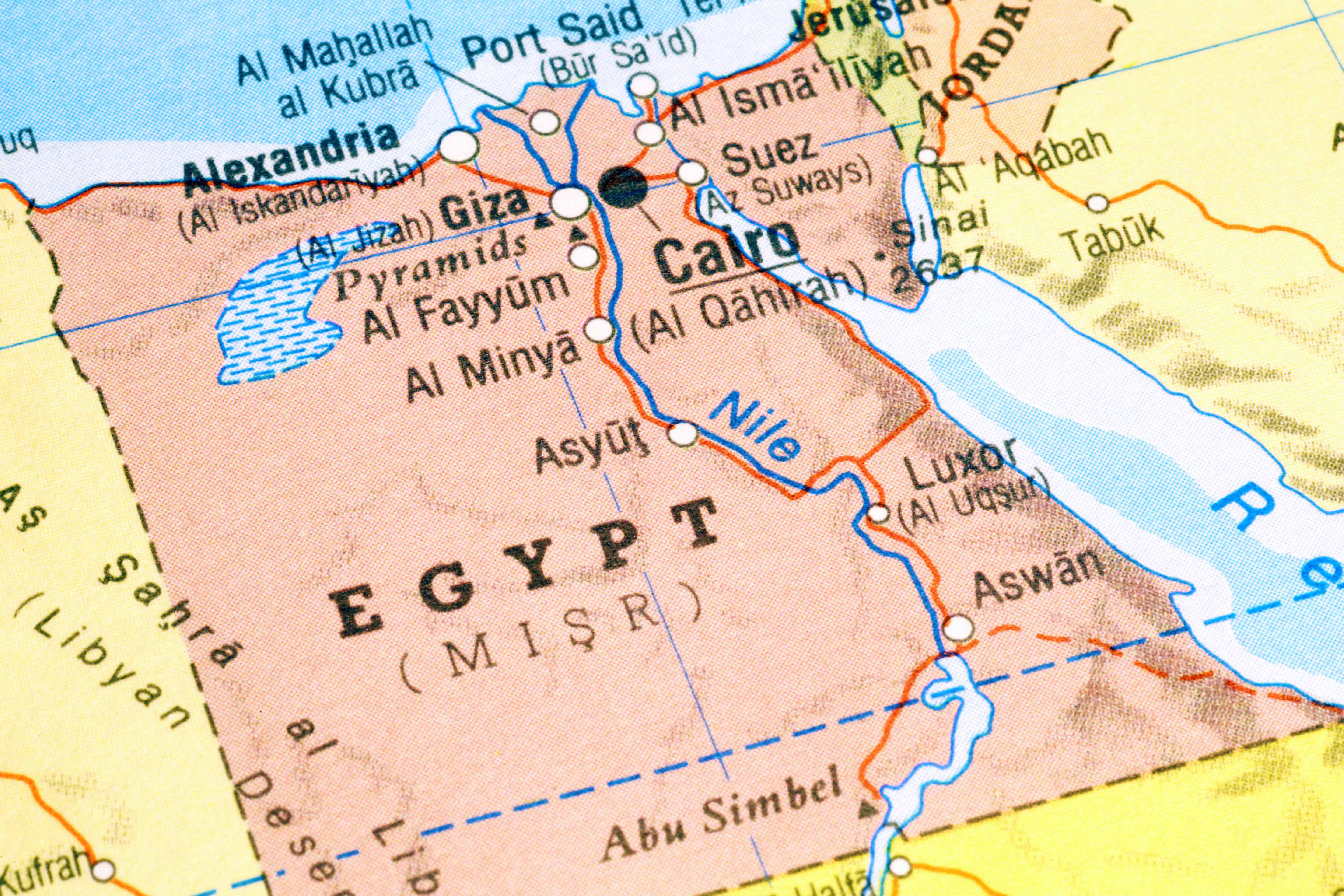 Карта государства египет. Географическое расположение Египта. Курорты Египта на карте.
