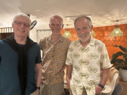 Christian Seytre, Jean Luc Blanc et Vincent Neme Peyron en Guyane