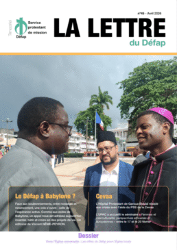 la lettre du Défap 45 avril 2026 vivre l'église universelle