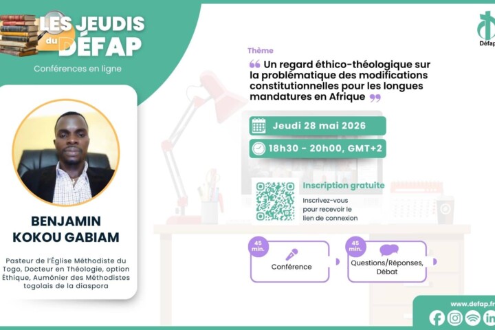 les jeudis du Défap benjamin kokou gabiam