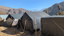 maroc - comit&eacute; entraide internationale - habitations des sinistr&eacute;s