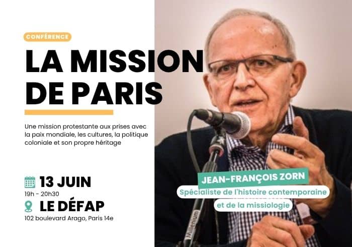 conférence sur la mission de paris face aux crises du XXe siecle