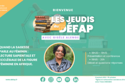 les jeudis du Défap gisèle alenge